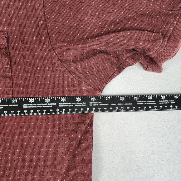 Van Heusen Mercerized Polo Shirt Men's XL Red Short Sleeve Preppy Career Office - Picture 7 of 8